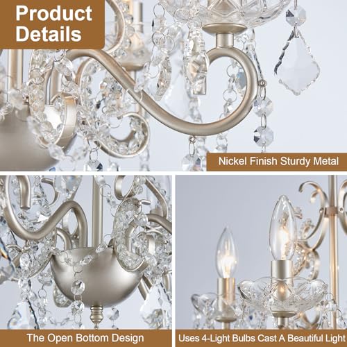 Modern K9 Crystal Chandelier Light Fixture