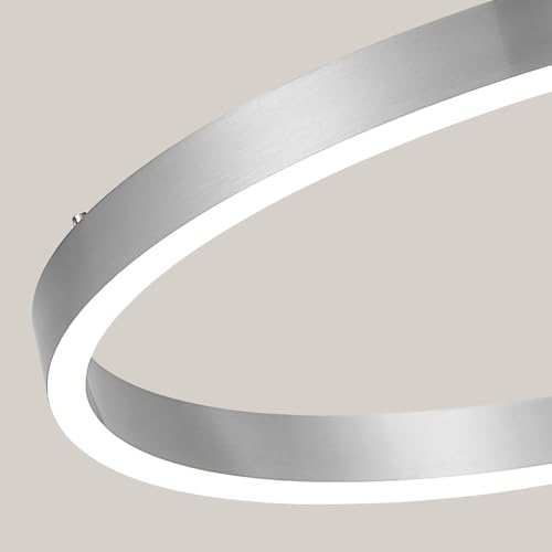 Modern LED Ring Chandeliers Large Chandelier for High Ceiling