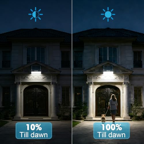 4 Pack Solar Sconce Lights Outdoor