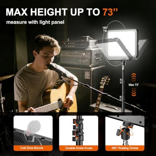 2 Pack LED Video Light Kit (35W / 46-73inch)