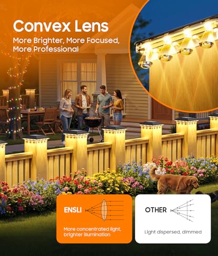 Solar Post Cap Lights Outdoor
