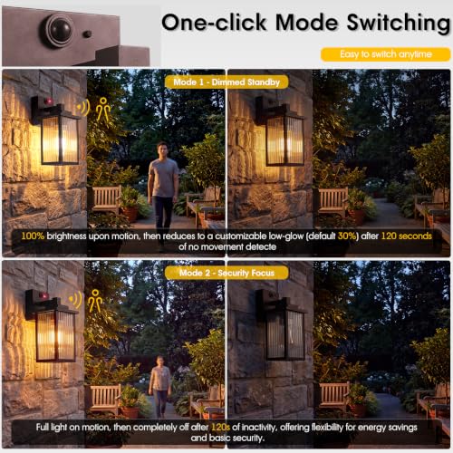 Motion Sensor Wall Light (Oil-Rubbed Bronze / 10.6''-1 Pack)