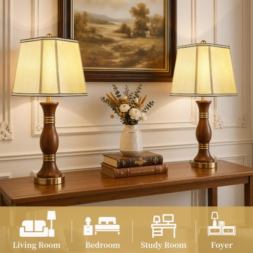 Gold Rectangle Lamp Shades Set of 2 for Table Lamp (Gold)