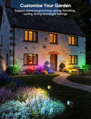Landscape Lighting (Black / 4 Pack)