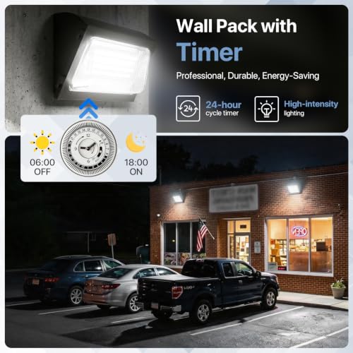 LED Wall Pack with Timer (Timer)