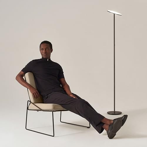 Sky LED Floor lamp (Shiny Gunmetal Black)