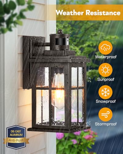 Outdoor Motion Sensor Light (Motion Sensor 2 Pack / Oil-Rubbed Bronze)