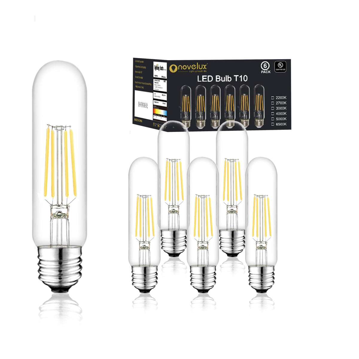 5 Inch Edison Bulb (5 Inch 6W (6 Count))