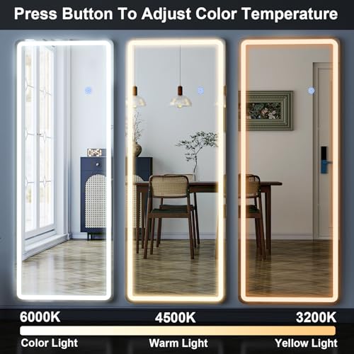 56" x 20" Full Length Mirror (Rectangle / 56"L x 20"W)