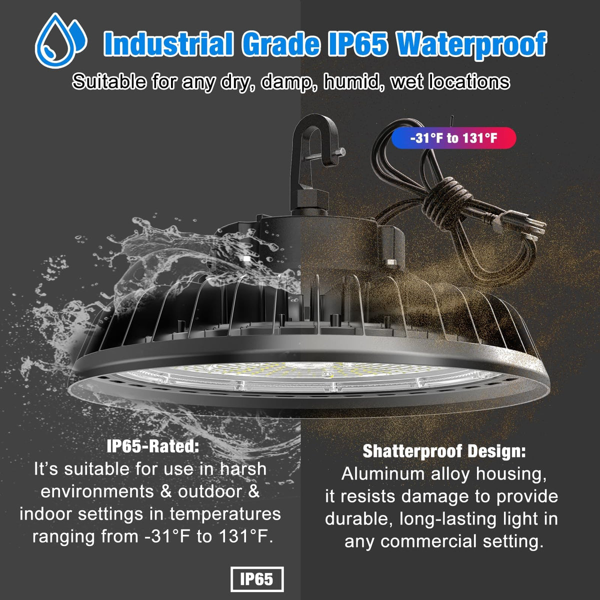 400W Super Bright Led High Bay Lights (400-18PACK)