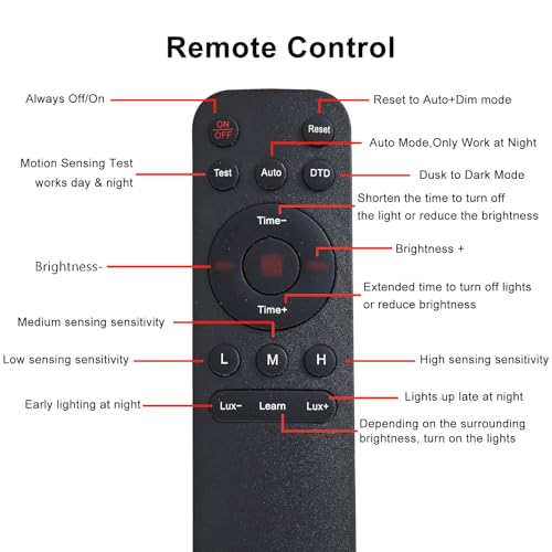 Porch Lights Outdoor with Remote (1 White RW)