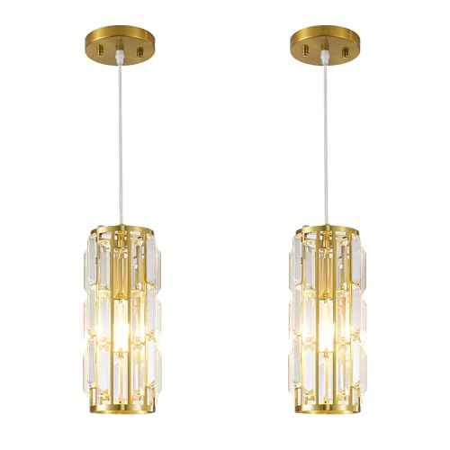 Pendant Lights Modern Gold Pendant Light (Round-2-pack / Gold)