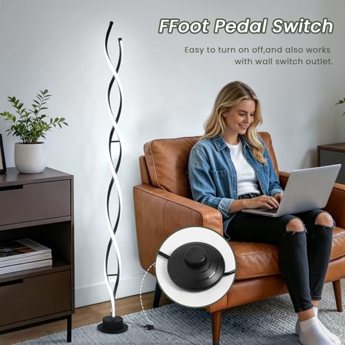 31W Modern Floor Lamp (Black-DNA)