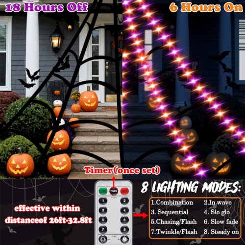 Halloween Light Up Spider Web Outdoor
