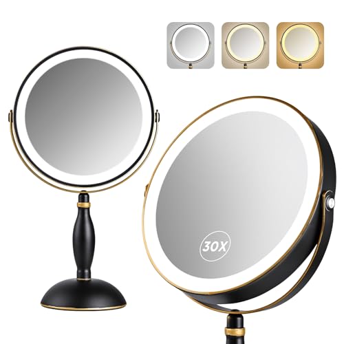 Magnifying Mirror with Lights
