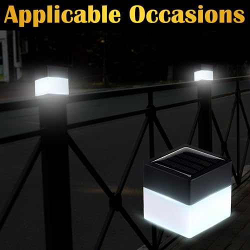 20 Pack Solar Post Cap Lights (White)