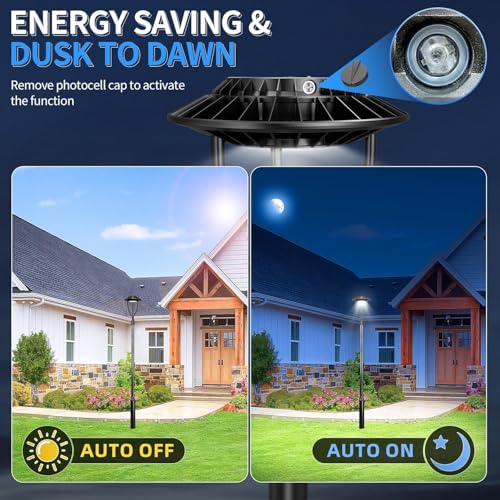 LED Post Top Light with Photocell