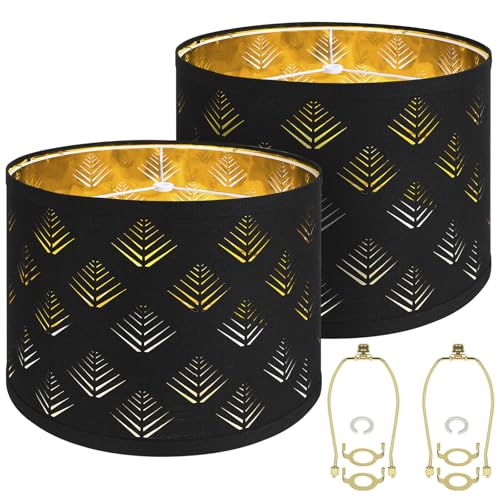 Lamp Shades Set of 2 (Black 2)