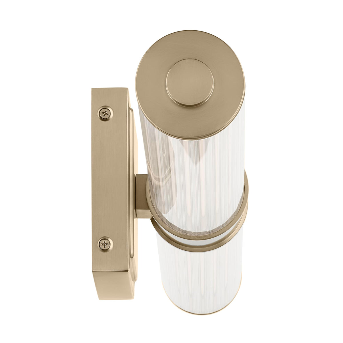 Laurene LED Bath Bar Light (Fluted Glass / 26.5 inch / Champagne Bronze)