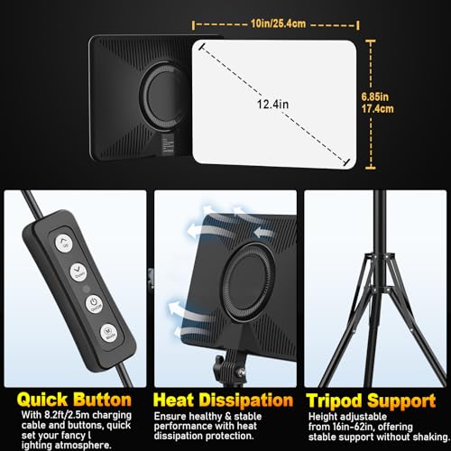 30W Upgraded Photography Lighting Kit (1-Pack / 30W Video Light)