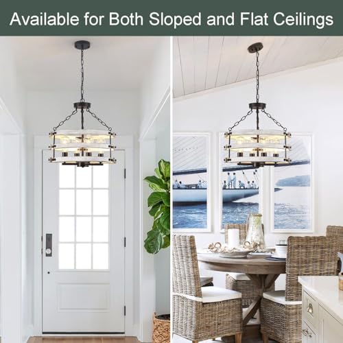 Rustic Farmhouse Chandelier (18.89Inches)