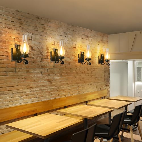 Rustic Wall Sconces (4 Pack)