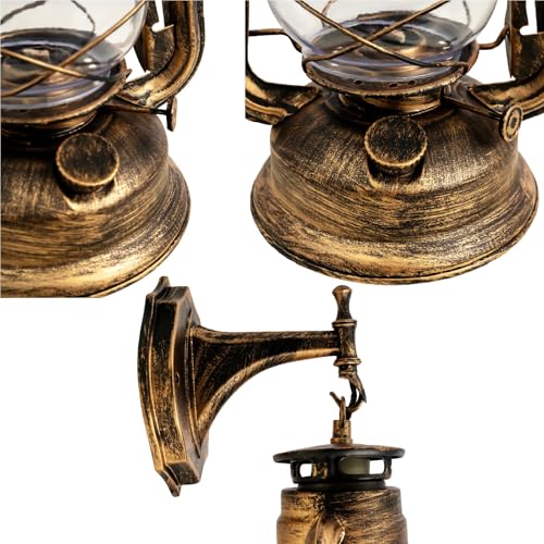 Rustic Wall Sconce Lantern Light (Brass / 1pc)
