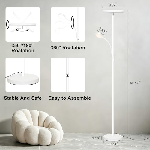 Floor Lamp 42W (White)