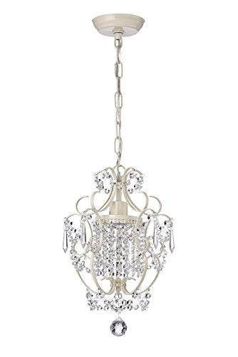 Amorette Mini Chandelier Crystal Chandeliers (Ivory / 1-Pack)