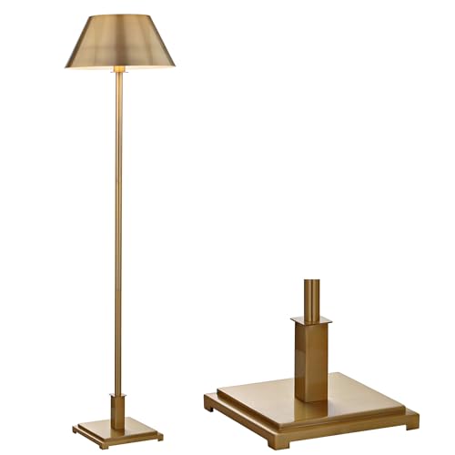 Roxy Floor Lamp Modern Metal 60" Standing Tall (Brass Gold)