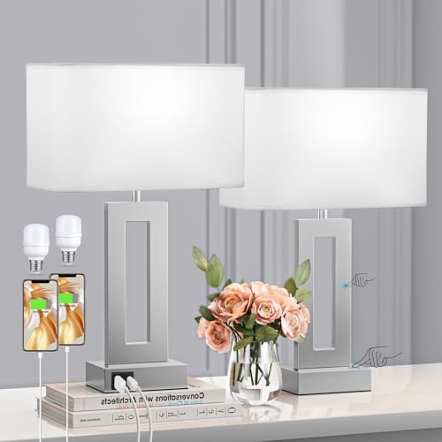 Bedroom Table Lamps Set of 2