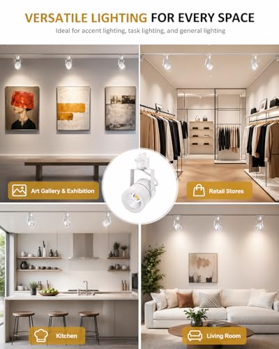 12 Pack LED Track Lighting Heads with Remote