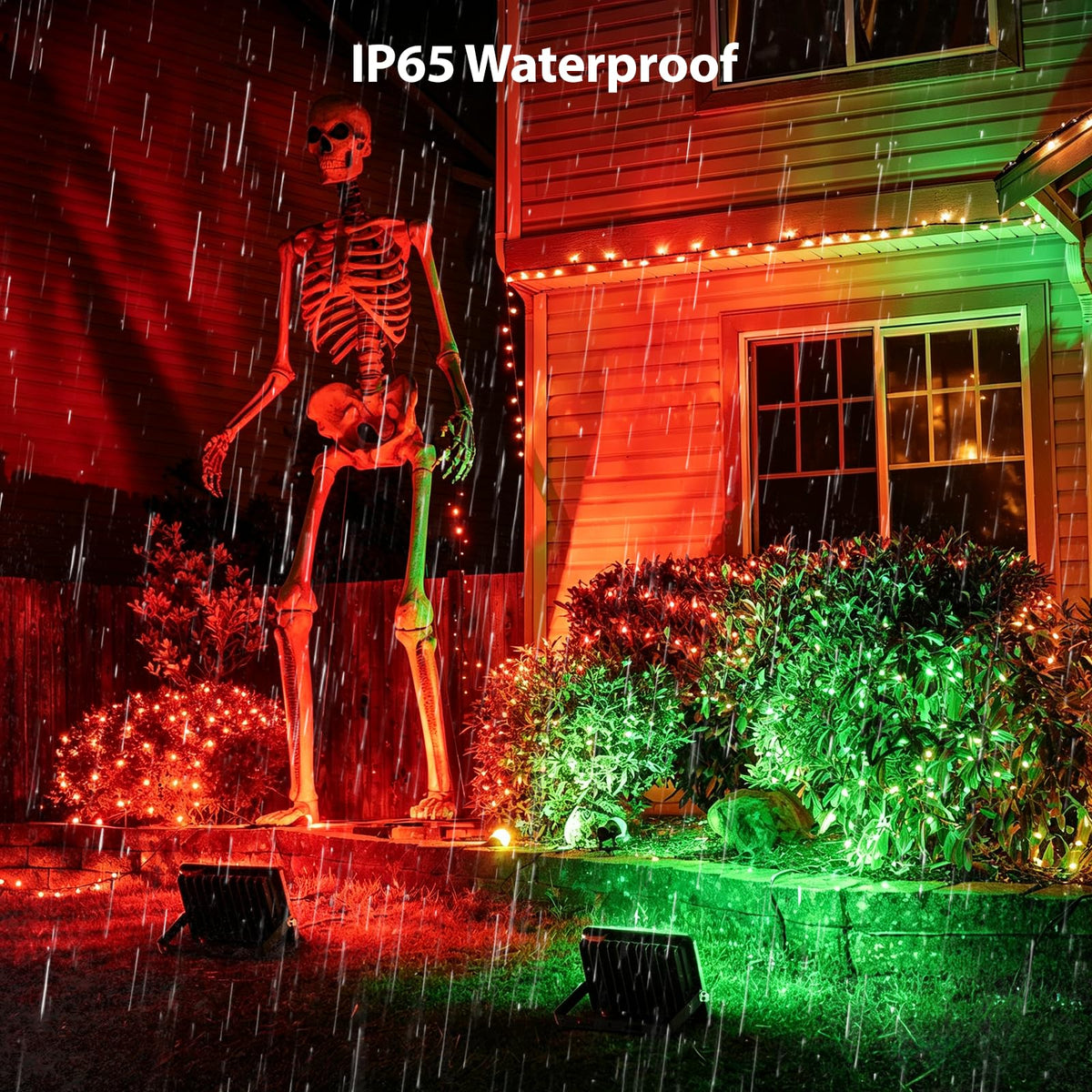 Red and Green Halloween Lights (Red & Green)