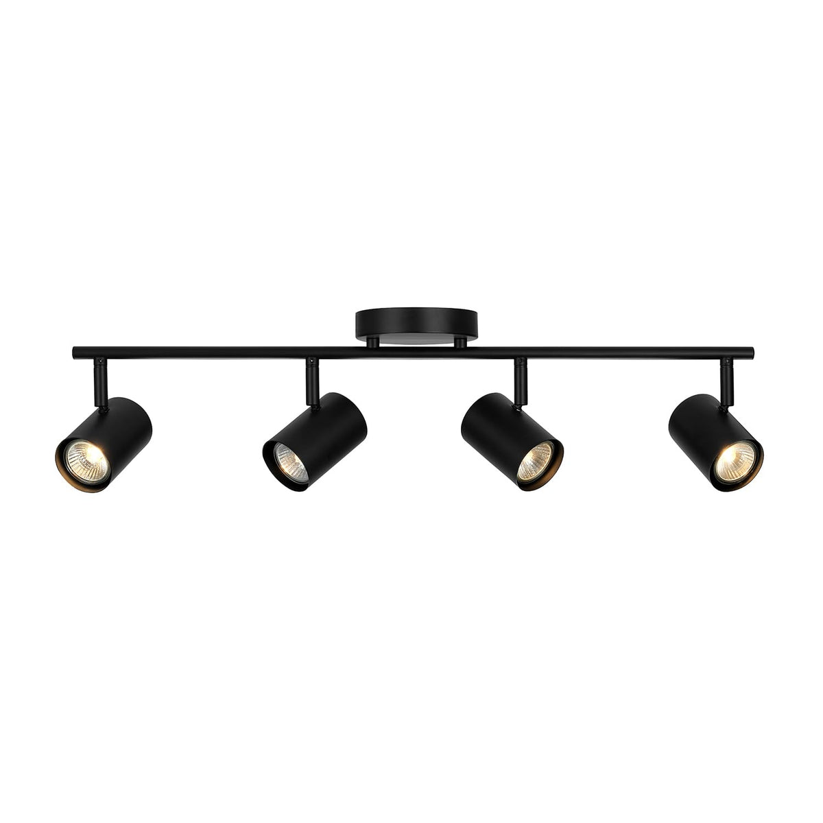 26" 4 Light Matte Black Plug (Pratt (Black))