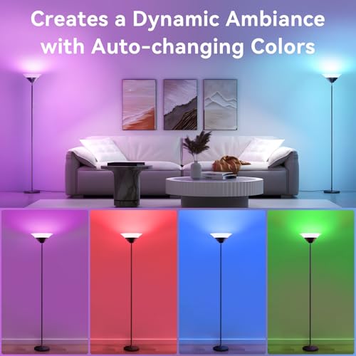 RGB Torchiere Floor Lamp (RGB (Red, Green, Blue))
