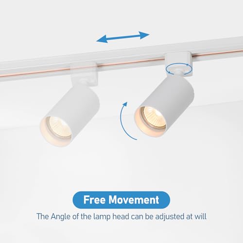 Plug in Track Lighting with Power Cord (White)