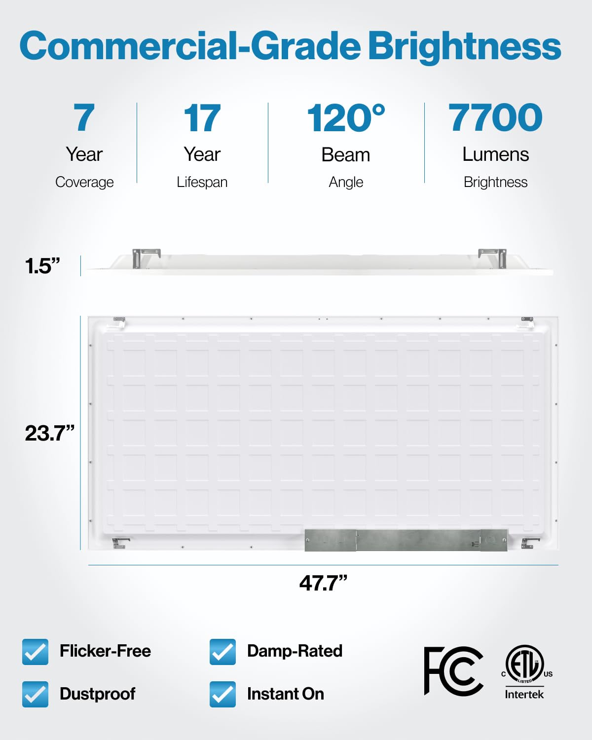 Sunco 24 Pack 2x4 LED Flat Panel Lights (2x4)