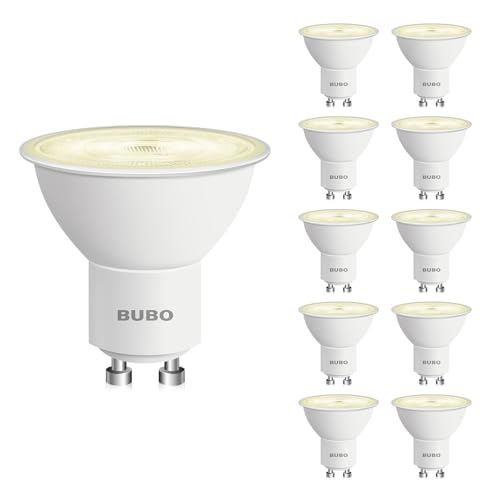 GU10 LED Bulb 6W Equivalent 50W (10 Pack / 2700k Soft White)