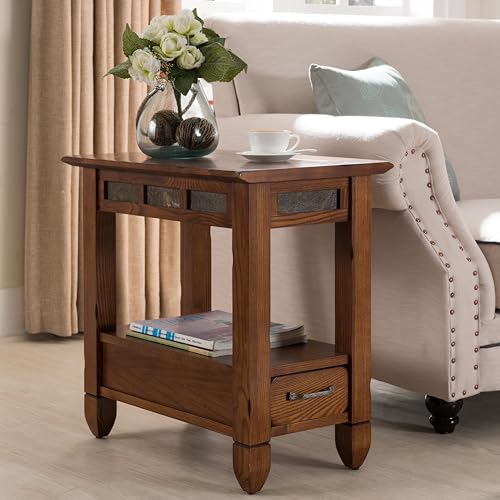 Sibley End Table (Rustic Oak)