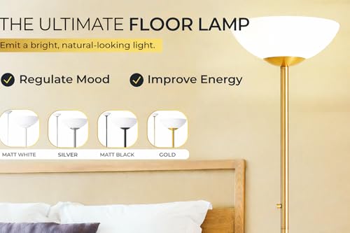 Modern Floor Superlamp 10000 Lumen (Silver)