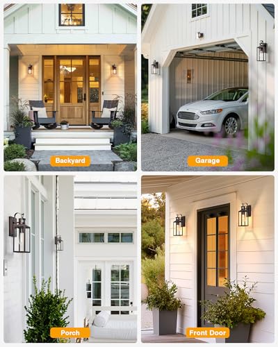 14" Upgrade Motion Lights for Outside (Oil-Rubbed Bronze / Motion Sensor 1 PACK)