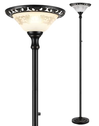 Torchiere Floor Lamps for Living Room (1-Head)