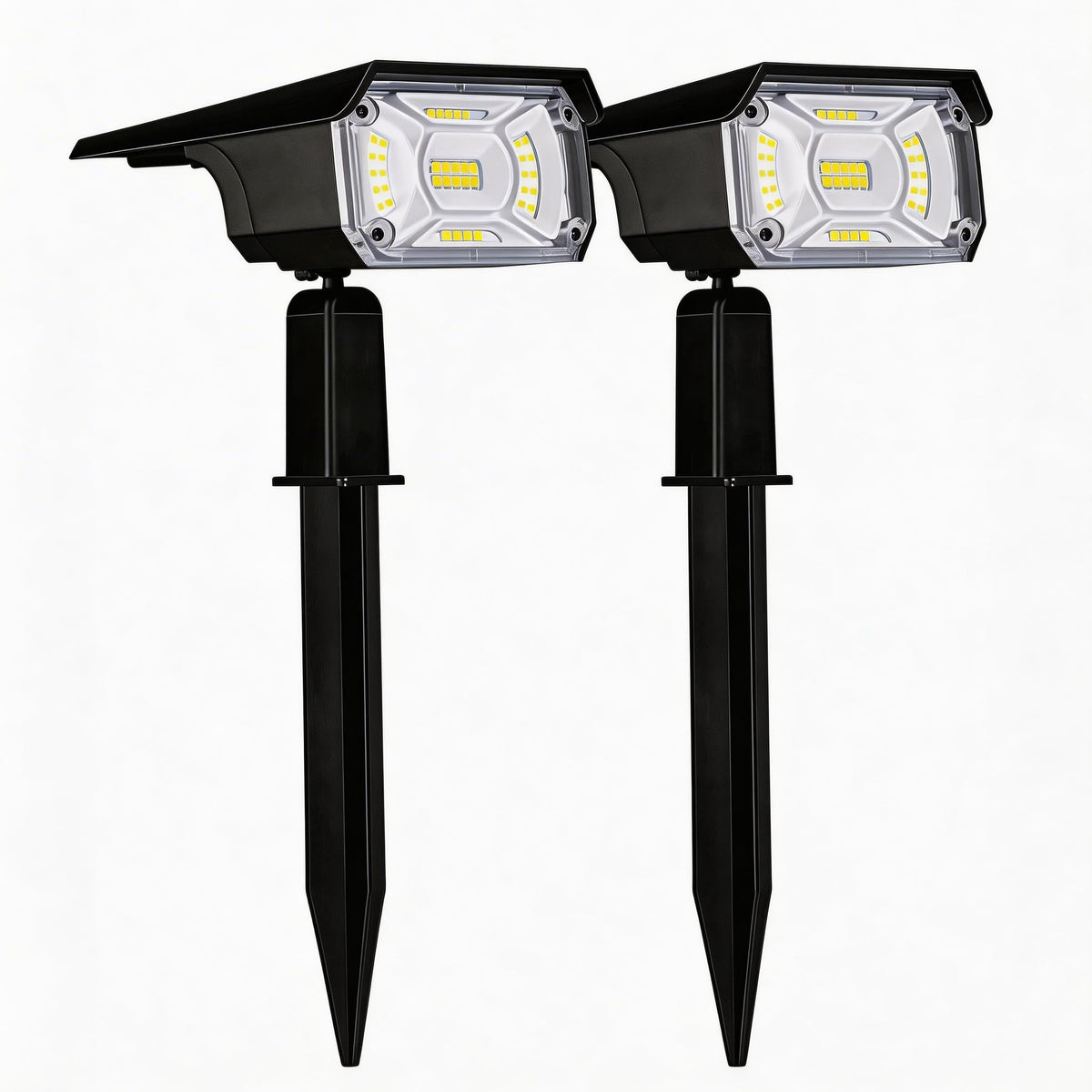 Solar Spot Lights 2 Pack (Soft White / 2 Pack)