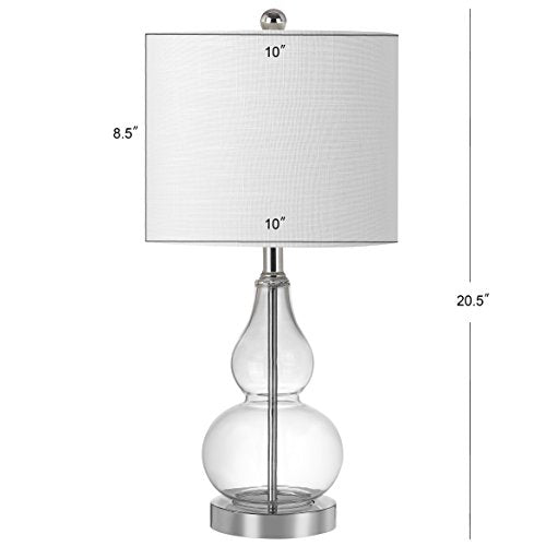 Anya Gourd Glass Table Lamp 20.5" (Single / Clear)