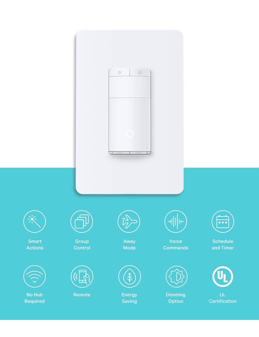Motion Sensor Switch (Motion Sensor + Dimmer / 1-Pack)