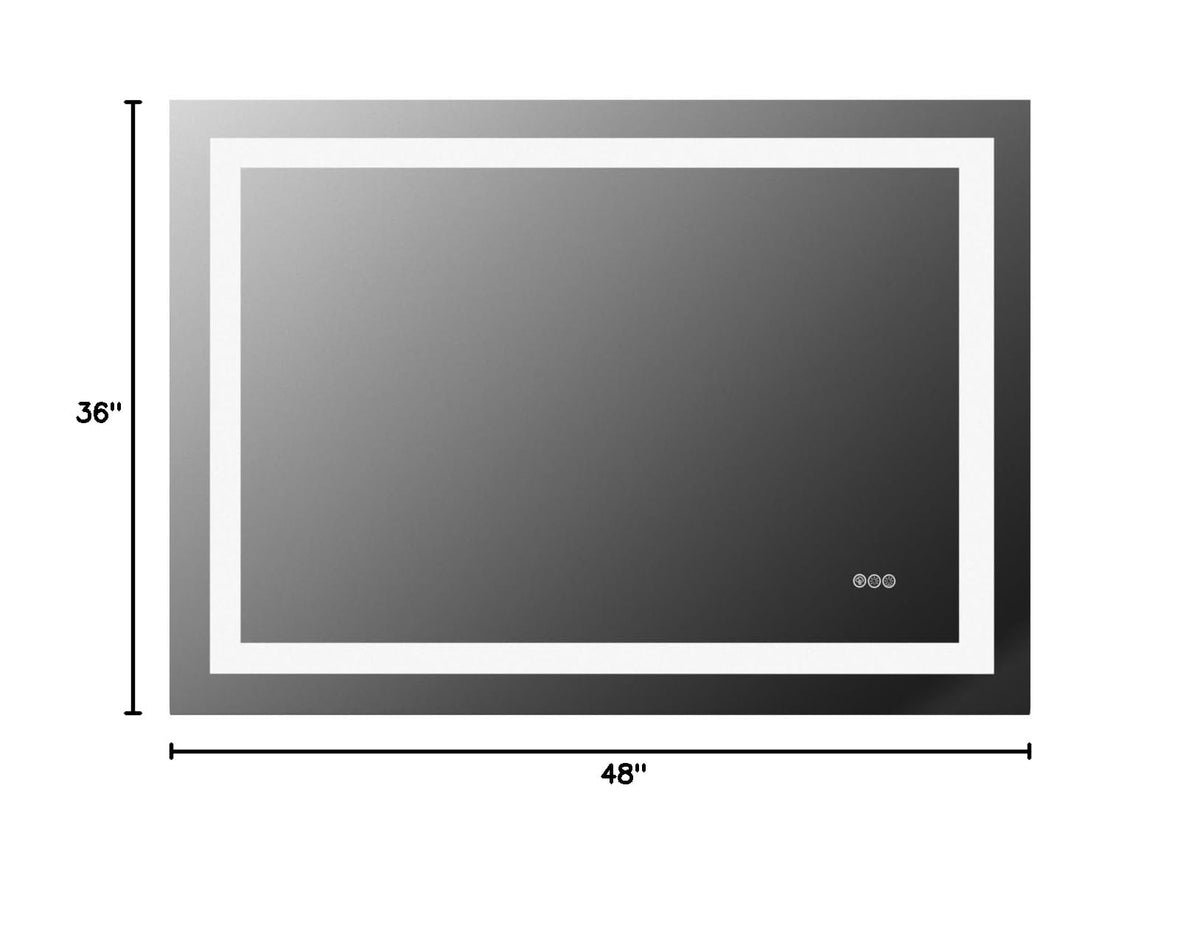 48"X36" RGB LED Bathroom Mirror with Lights (Rgb / 36"L x 48"W)