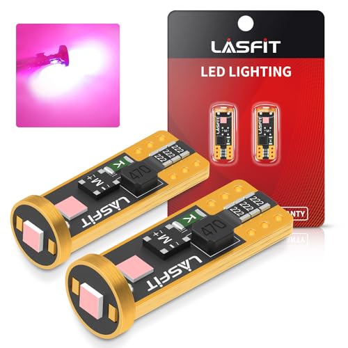 194 LED Bulb Purple Pink 168 T10 192 2825 W5W LED Bulb (Pink / 194/192/168)