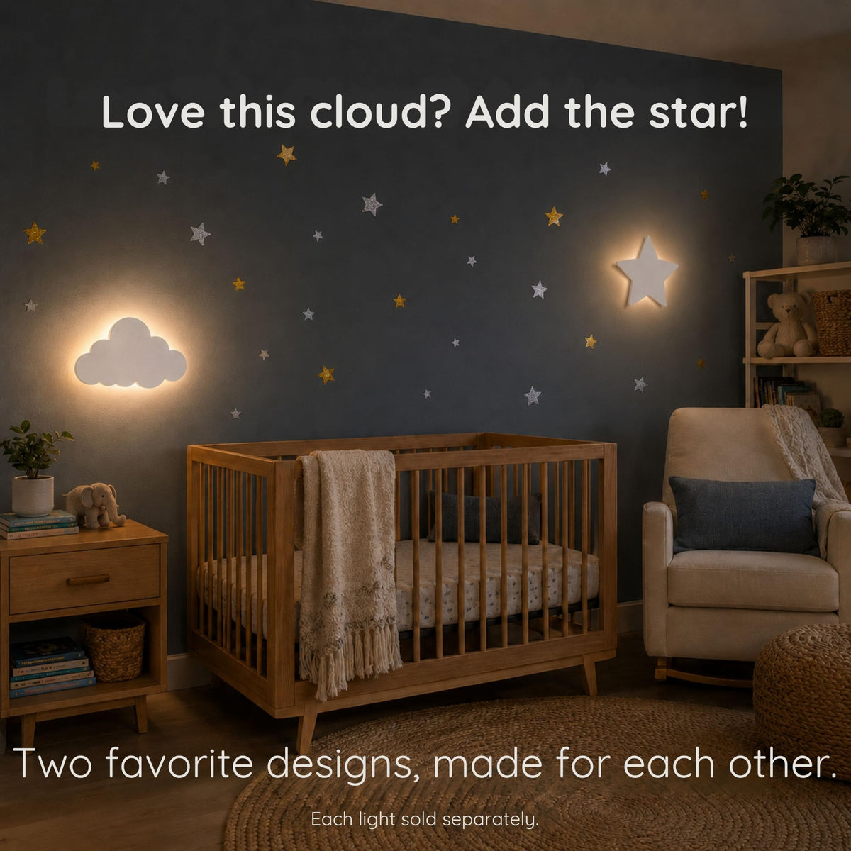 Cloud Night Light for Nursery Decor (Cloud)