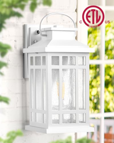 White Dusk to Dawn Outdoor Lighting 2 (White / Dusk to Dawn Sensor-2 Pack)