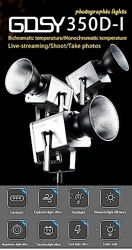 350W LED Video Light with 2.4G